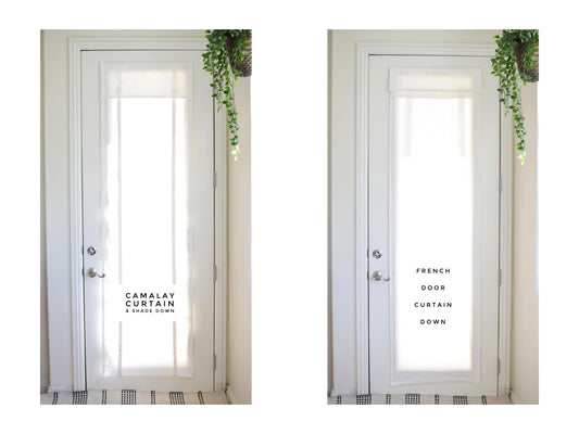 French Door vs. Camalay Curtain & Shade