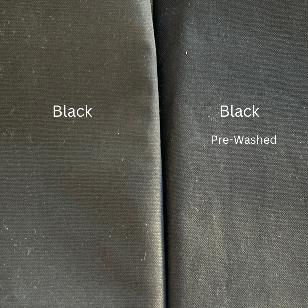 Pre-Washed Pre-Shrunk Fabric Option