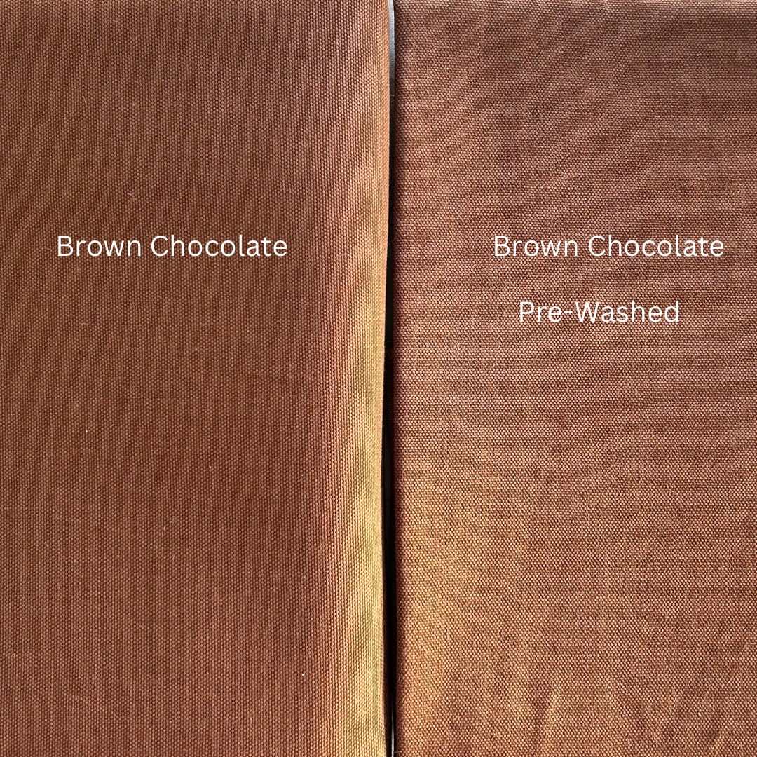 Pre-Washed Pre-Shrunk Fabric Option
