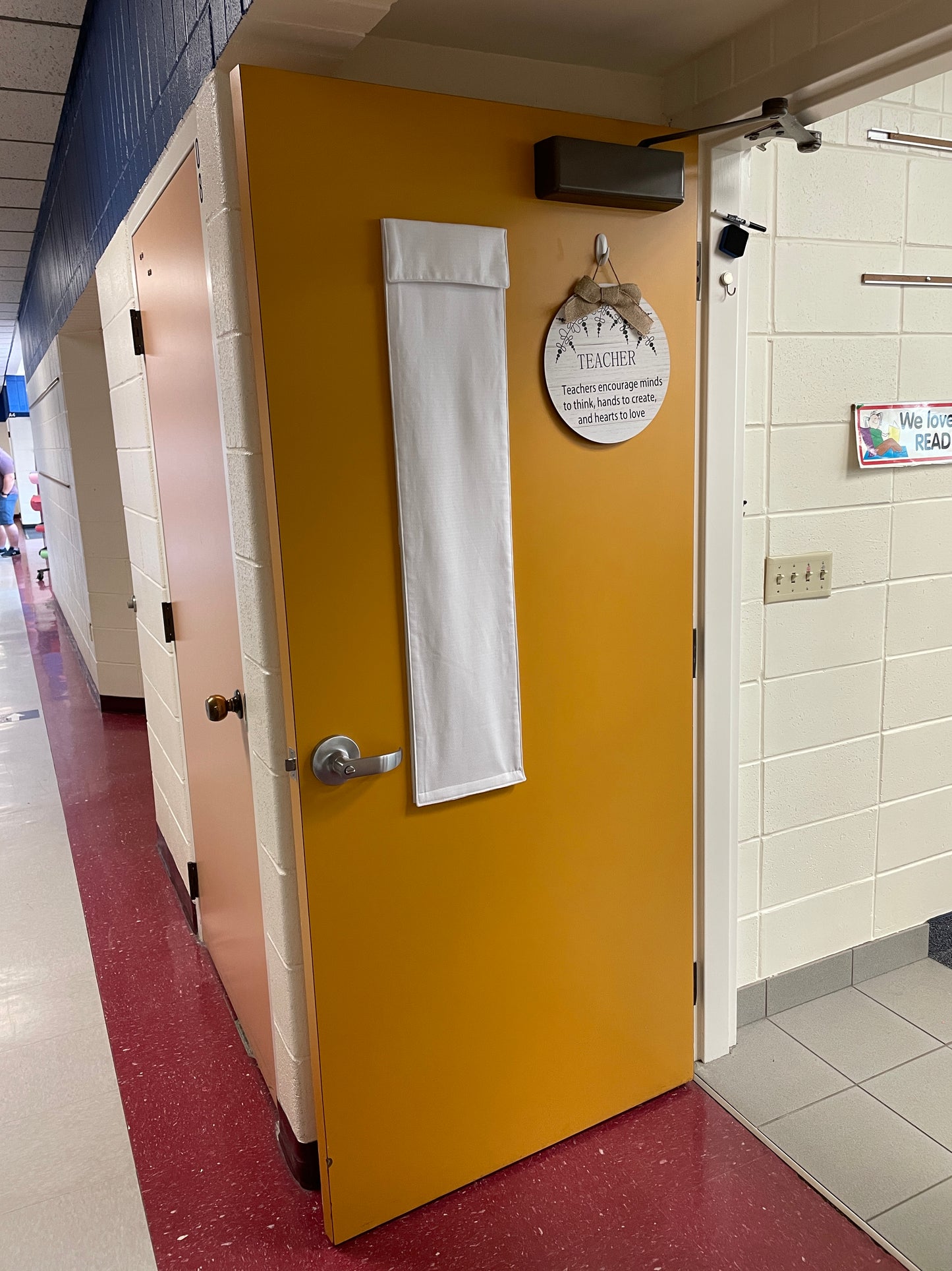 Classroom Lockdown Curtain - White