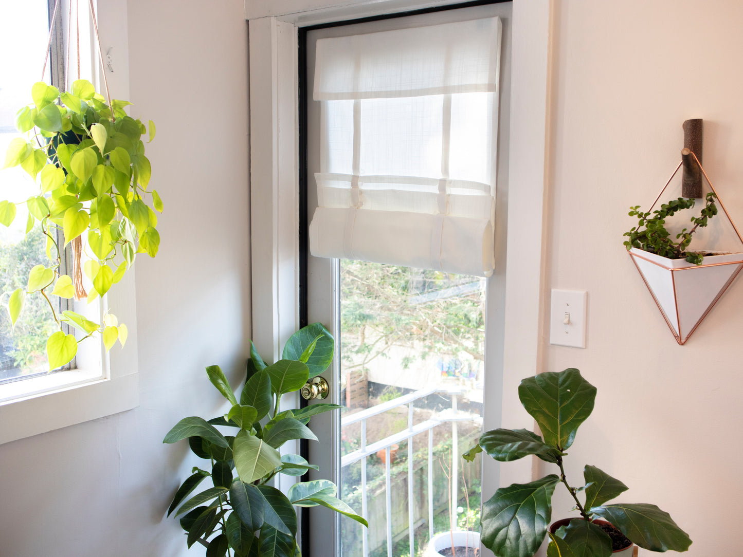 Off White Cascade Camalay® Curtain for Windows 1 panel single thickness