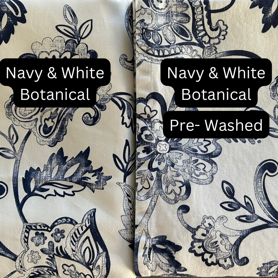 Pre-Washed Pre-Shrunk Fabric Option