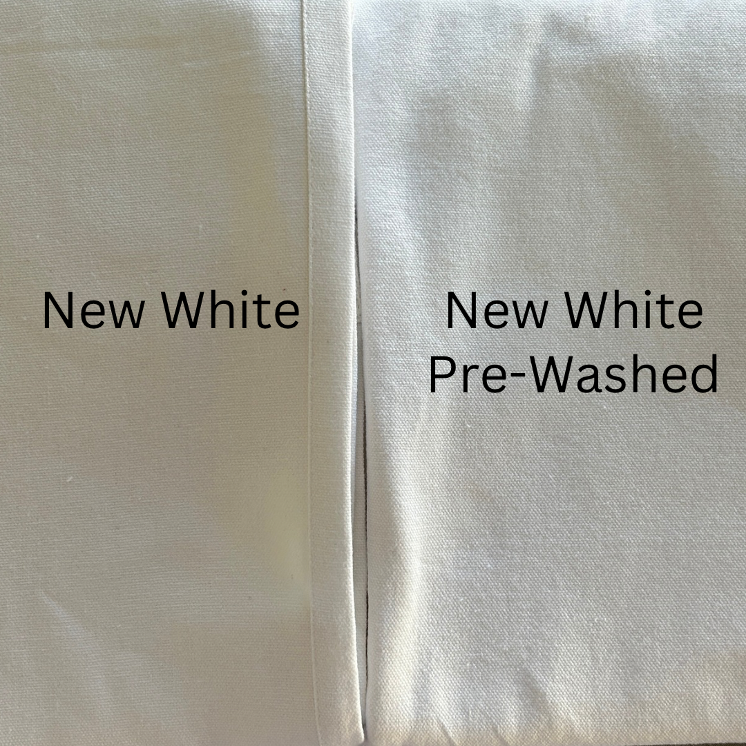 Pre-Washed Pre-Shrunk Fabric Option