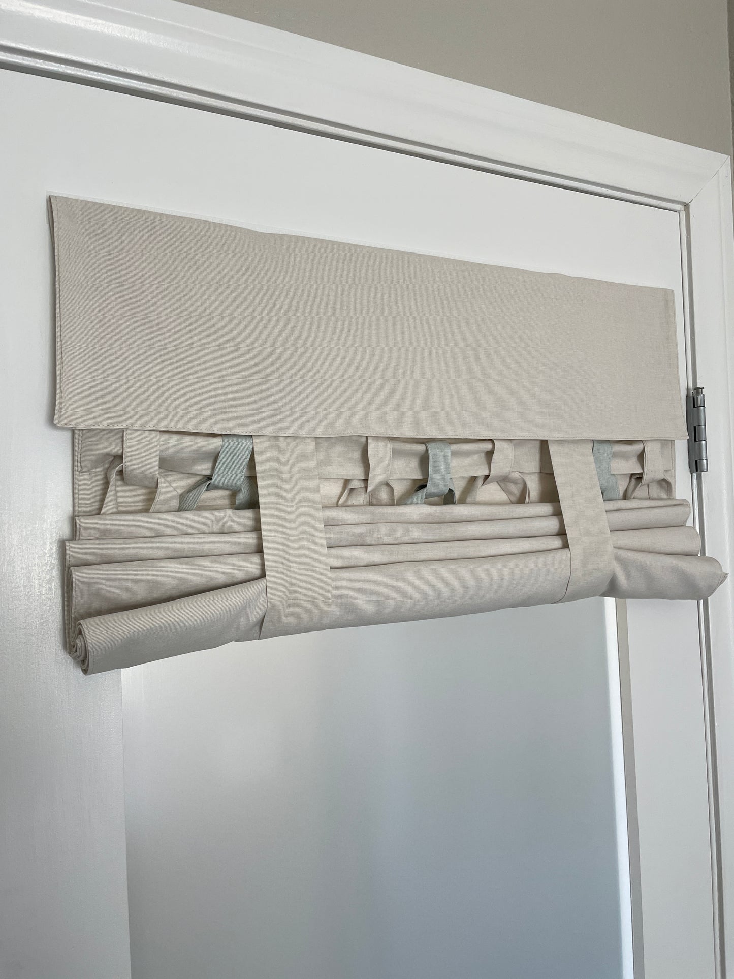 Set of 3 24" Long Ties & Bows (Light Gray, Natural Beige, Blue Chambray or Light Green)