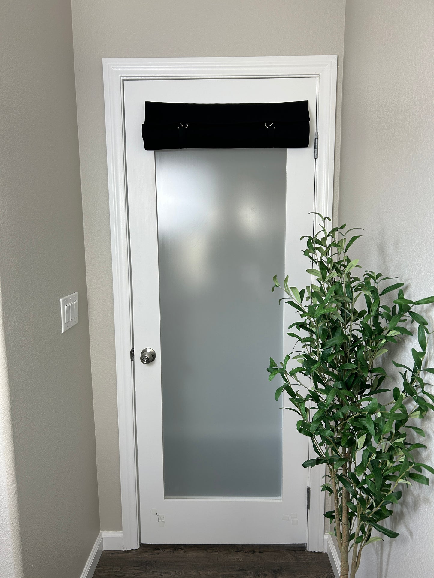 Black Camalay® Fusion Room Darkening Curtain 1 panel