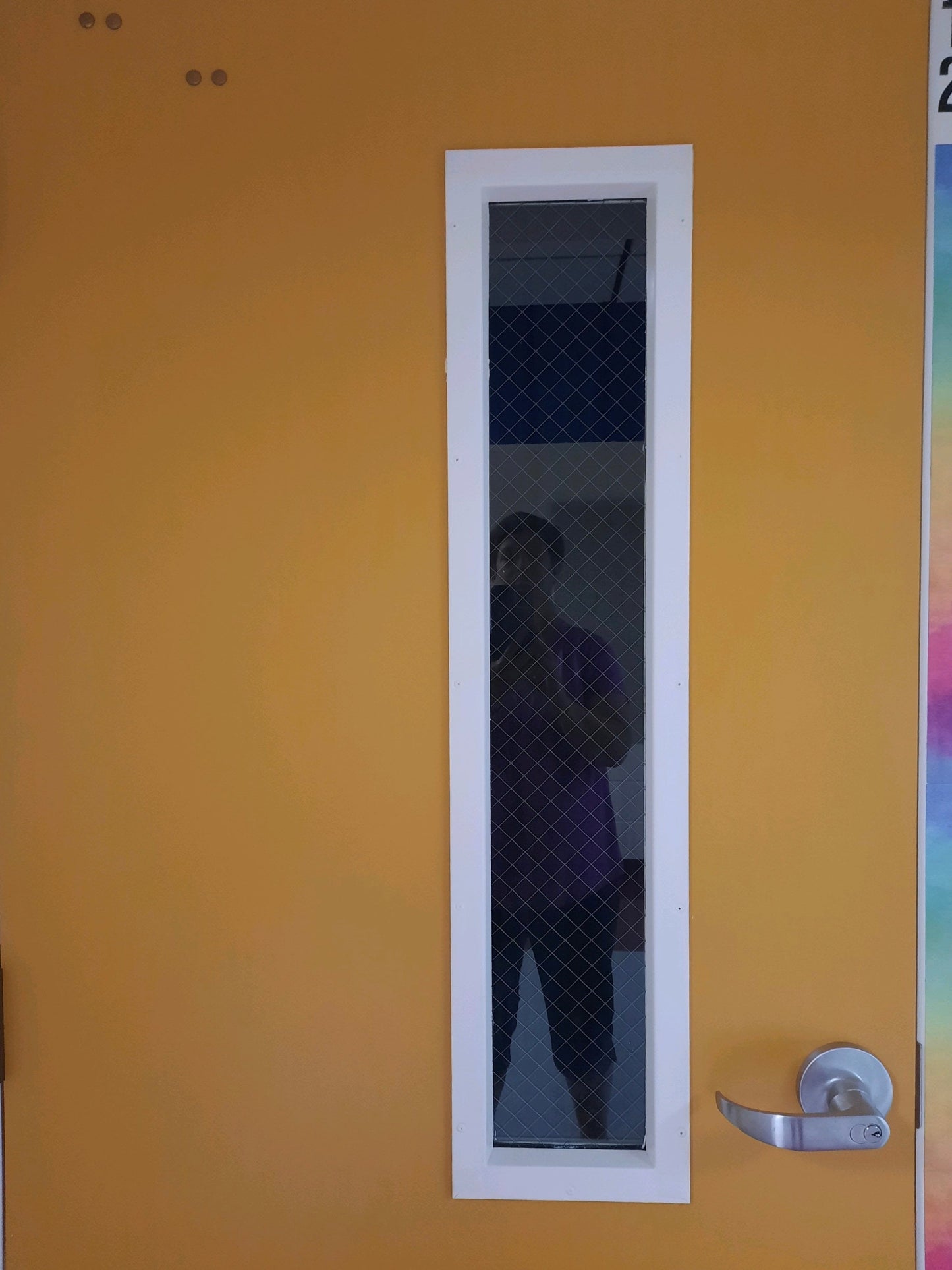 Parkside School White Classroom Lockdown Curtain