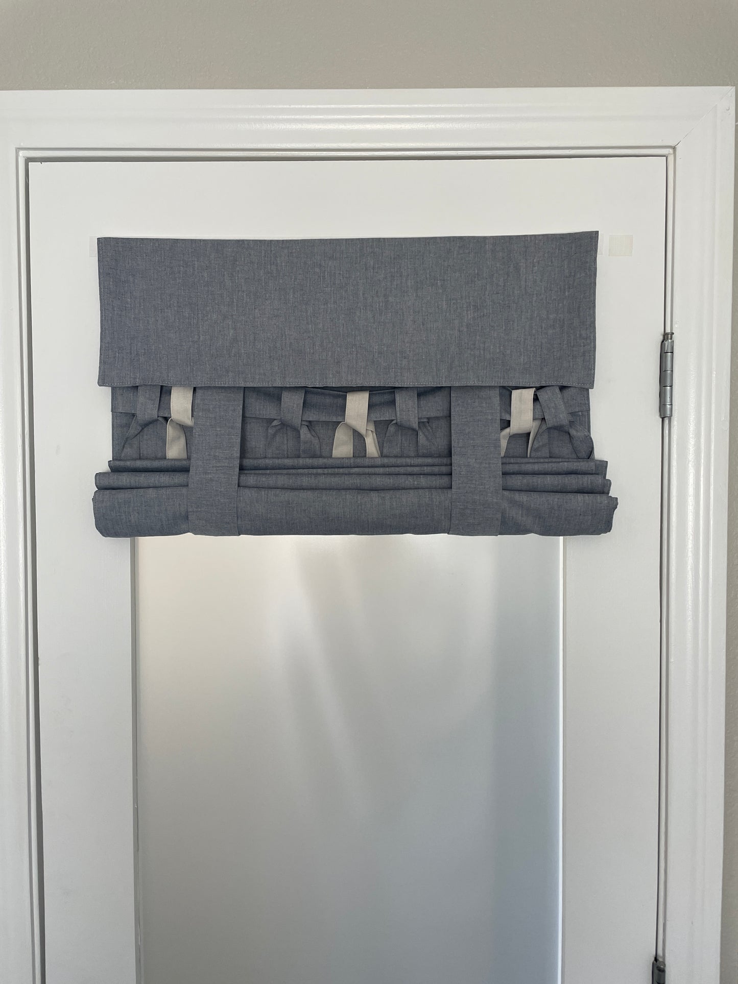 Set of 3 24" Long Ties & Bows (Light Gray, Natural Beige, Blue Chambray or Light Green)