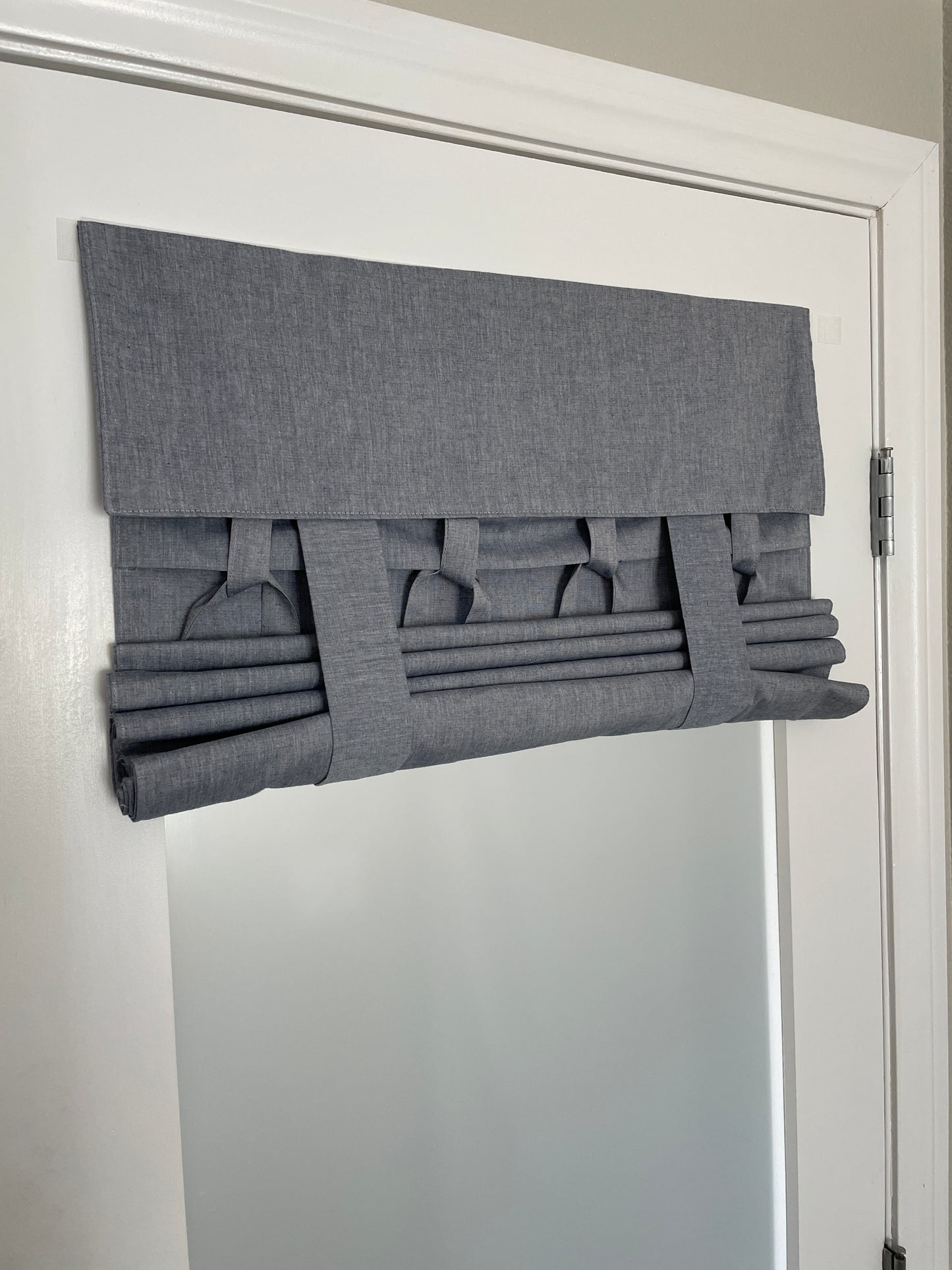 Set of 3 24" Long Ties & Bows (Light Gray, Natural Beige, Blue Chambray or Light Green)