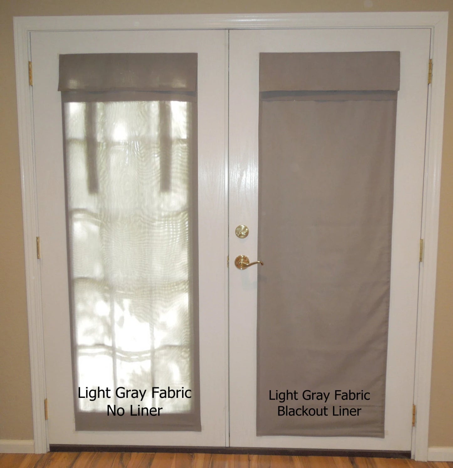 Blackout Curtain Liner that Goes Inside Door Curtain (cannot be purchased without curtain)