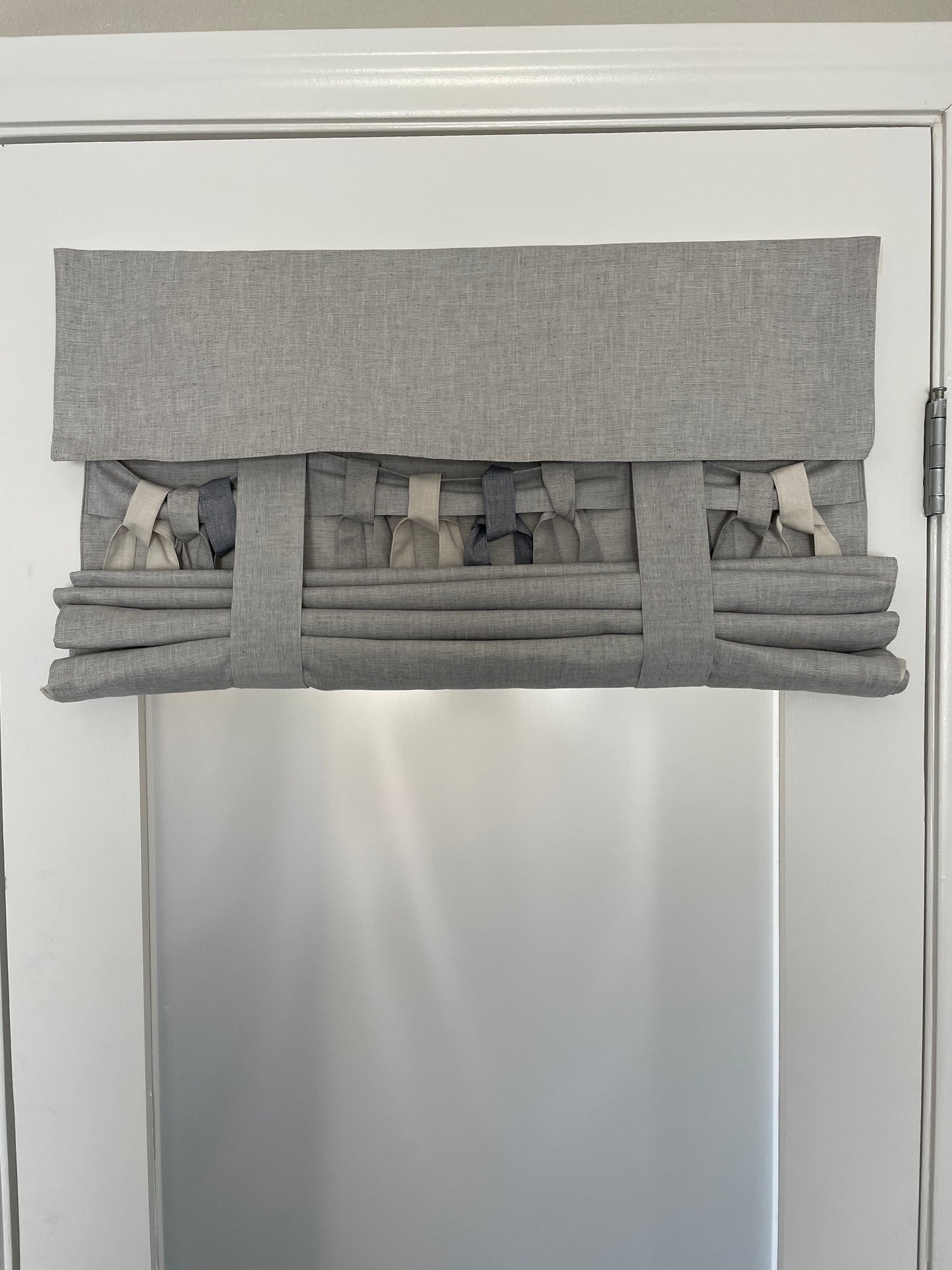 Set of 3 24" Long Ties & Bows (Light Gray, Natural Beige, Blue Chambray or Light Green)