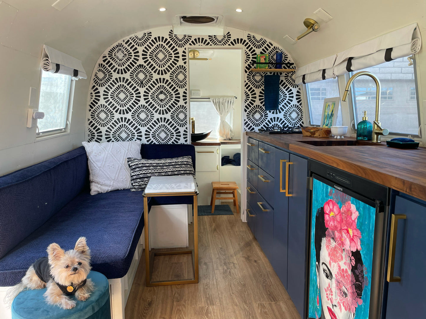 RV Airstream Camper Window Curtains (1 panel)