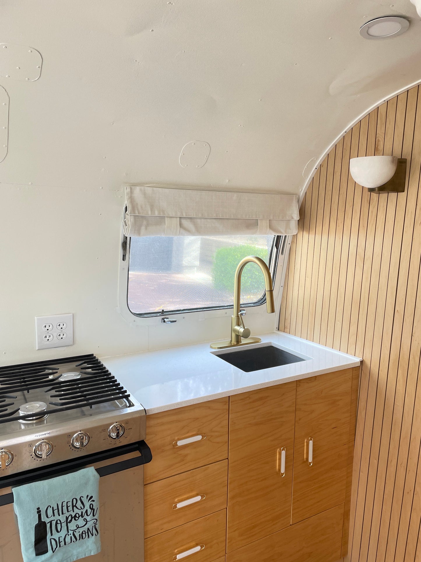 RV Airstream Camper Window Curtains (1 panel)