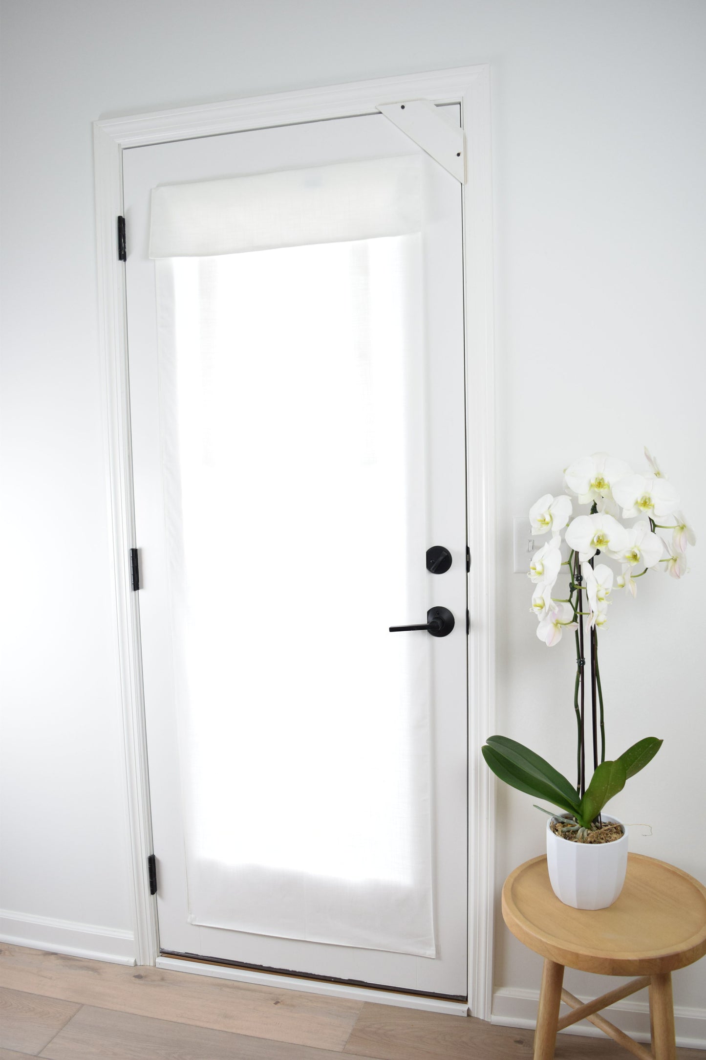Blowout Sale Before Tariff Hits! Bright White Door Curtain Washable 1 panel