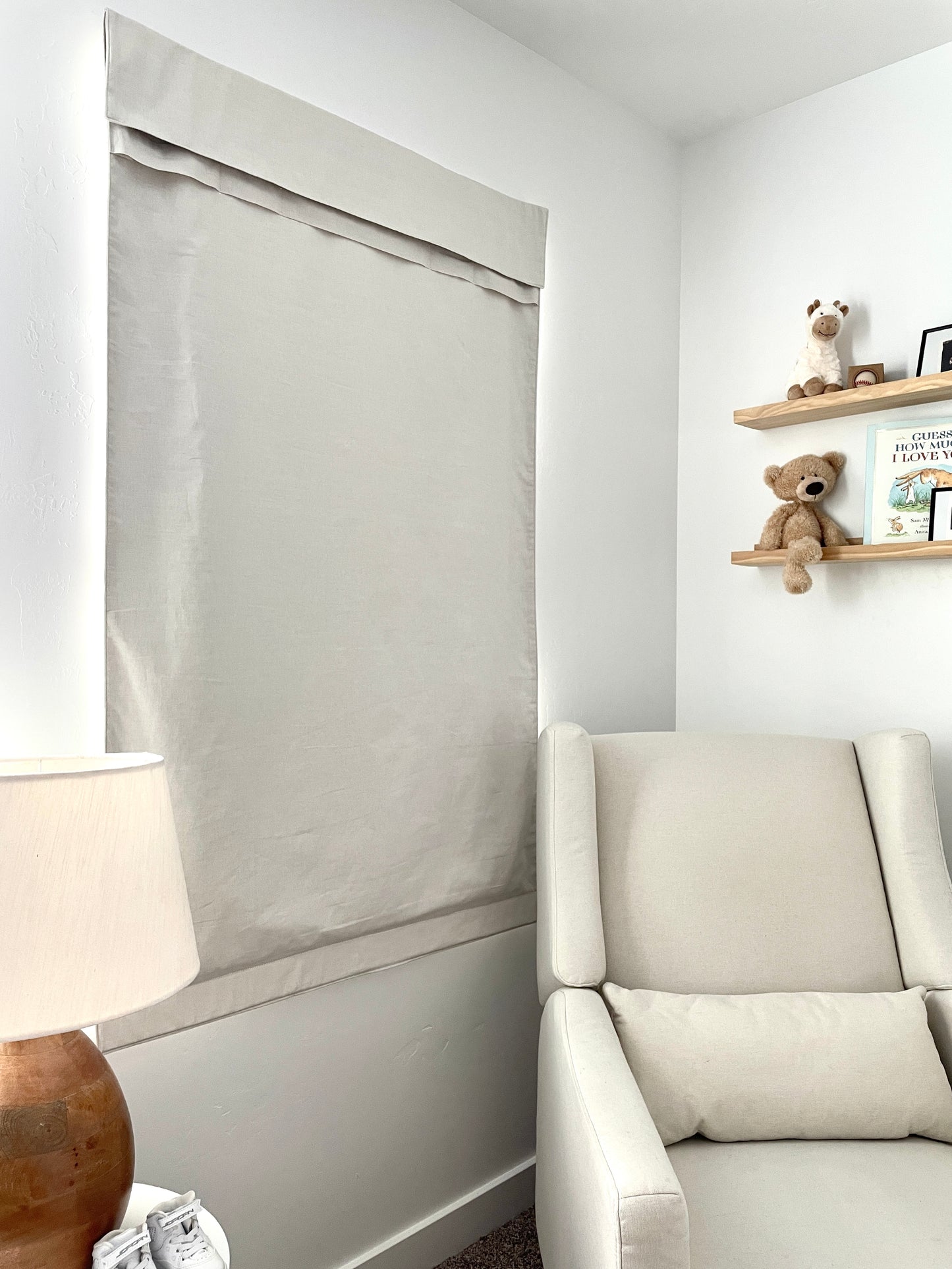 Natural Beige Blackout (optional) Nursery Curtain 1 panel