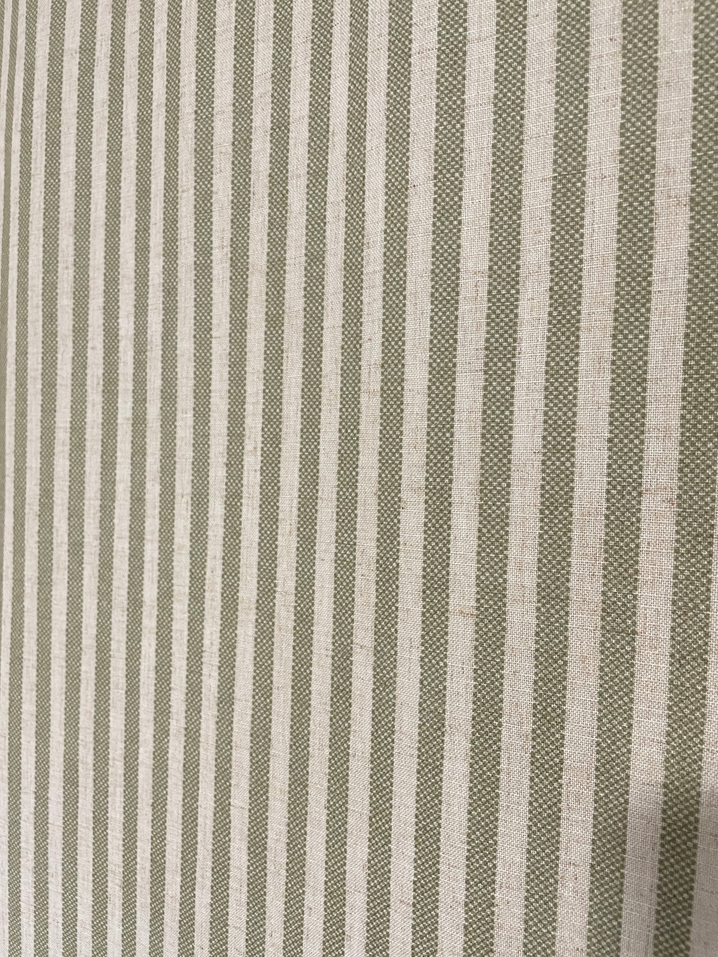 Sage Striped French Door Curtain - 1 Panel