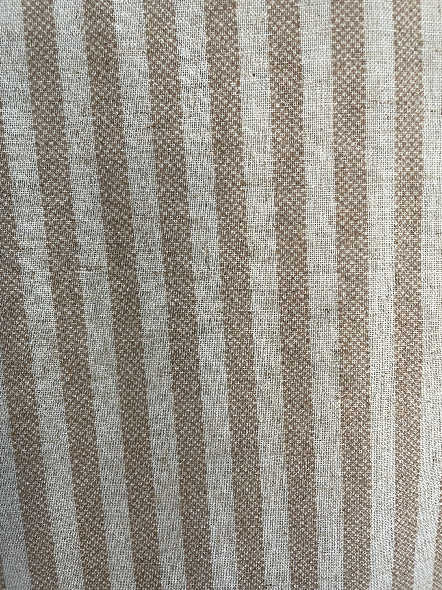 Nutmeg Striped Washable French Door Curtain - 1 Panel