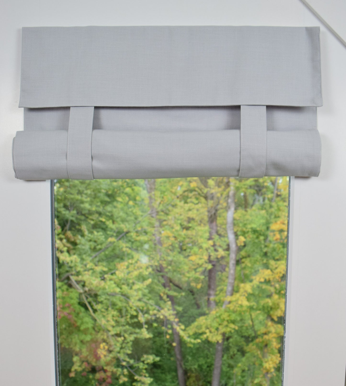 Light Gray French Door and Front Door Curtains Washable 1 panel