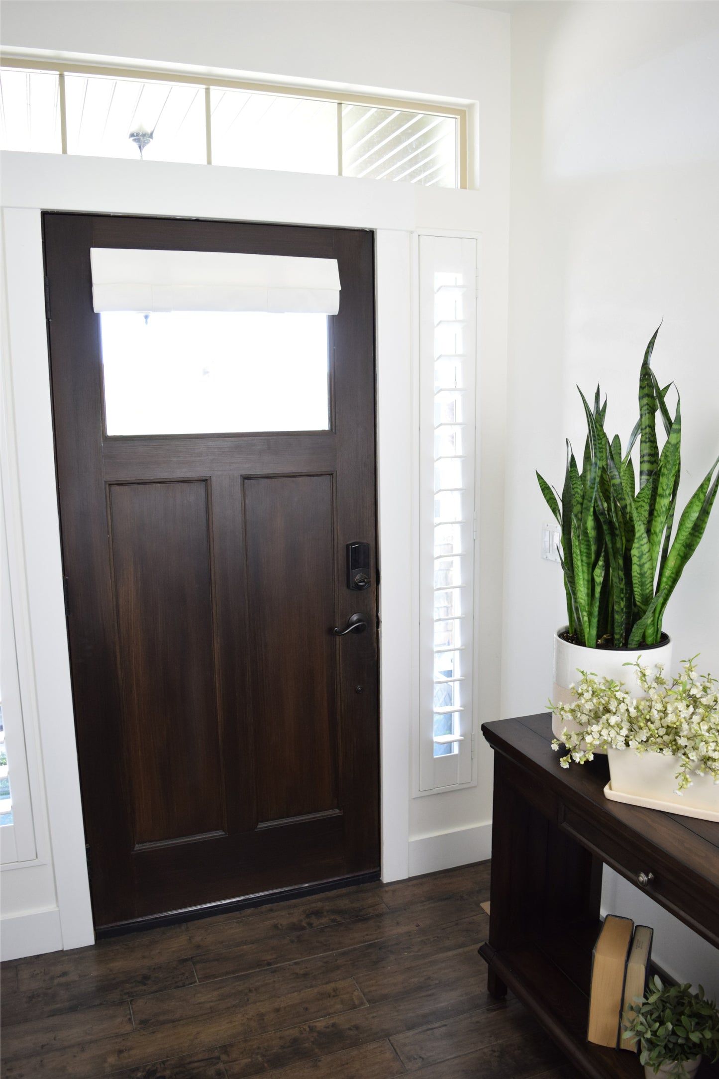 Blowout sale! 24" w x 18" L Bright White Small Front Door Window Curtain -washable No Returns No blackout
