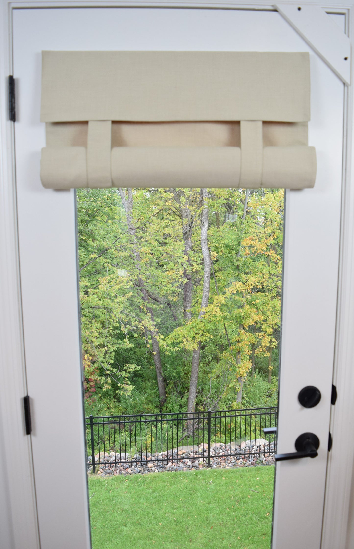 Tan 25x70 French Door Curtain Washable 1 panel