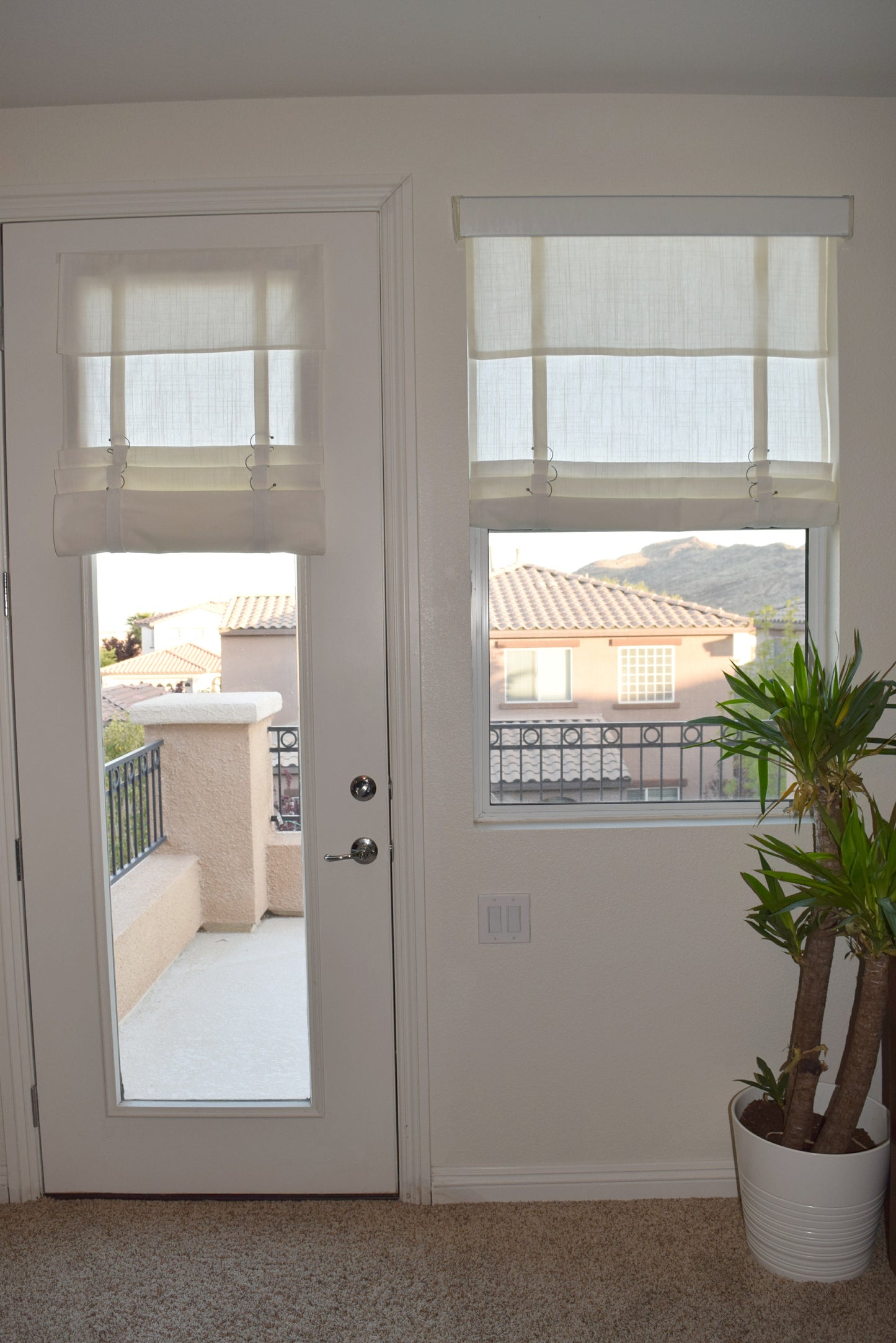 Off White Cascade Camalay® Curtain for Windows 1 panel single thickness