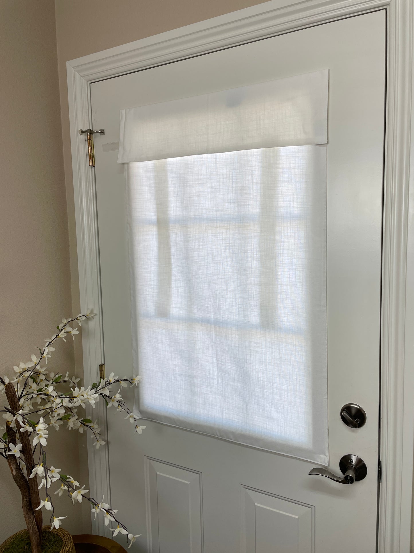 Blowout Sale Before Tariff Hits! Bright White Door Curtain Washable 1 panel