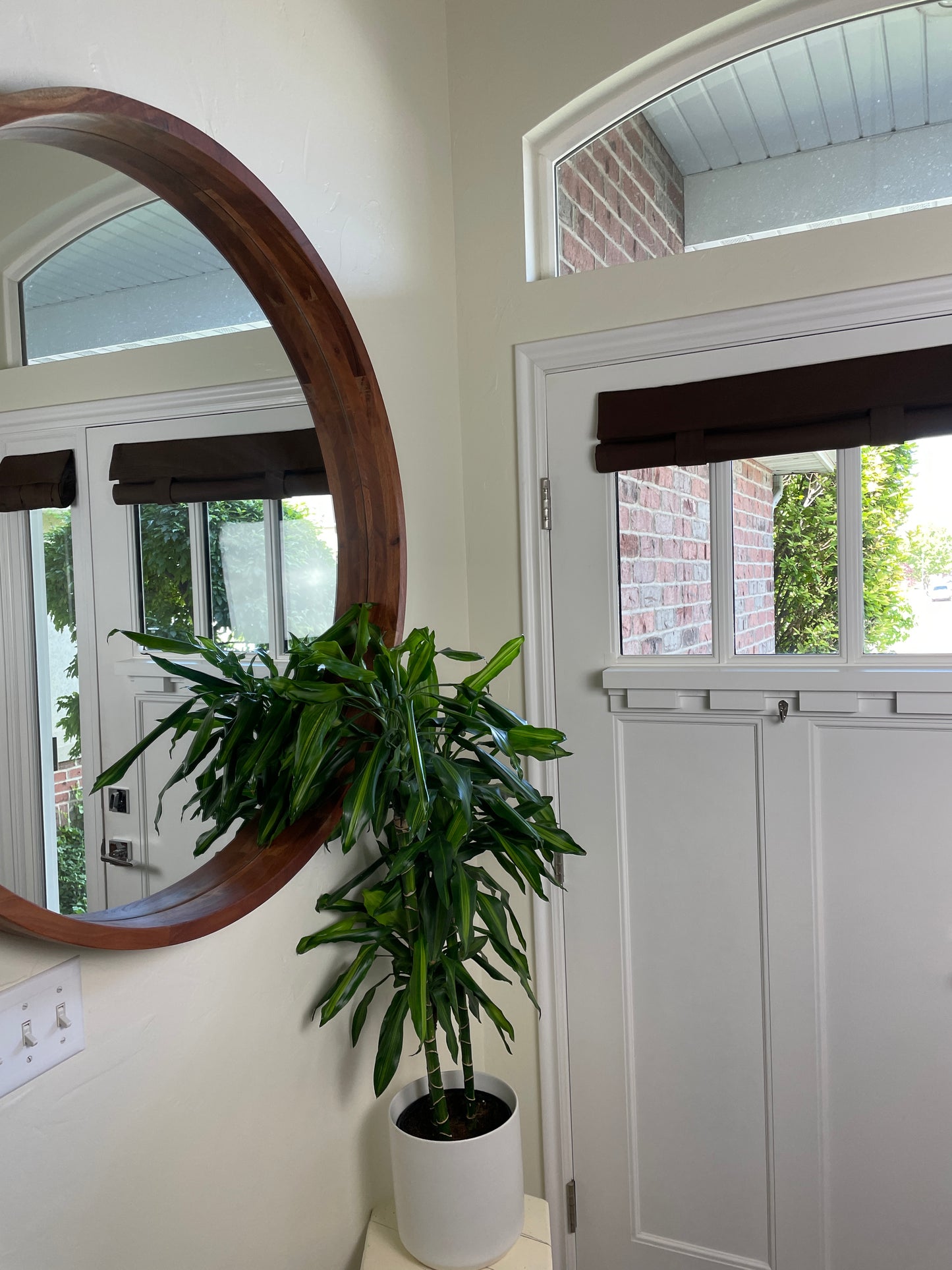 Brown Chocolate Small Front Door or Sidelight Curtains Room Darkening 1 panel
