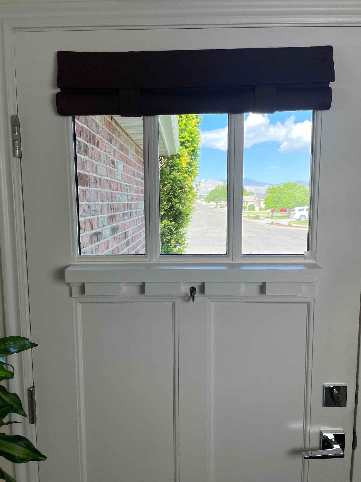 Brown Chocolate Small Front Door or Sidelight Curtains Room Darkening 1 panel