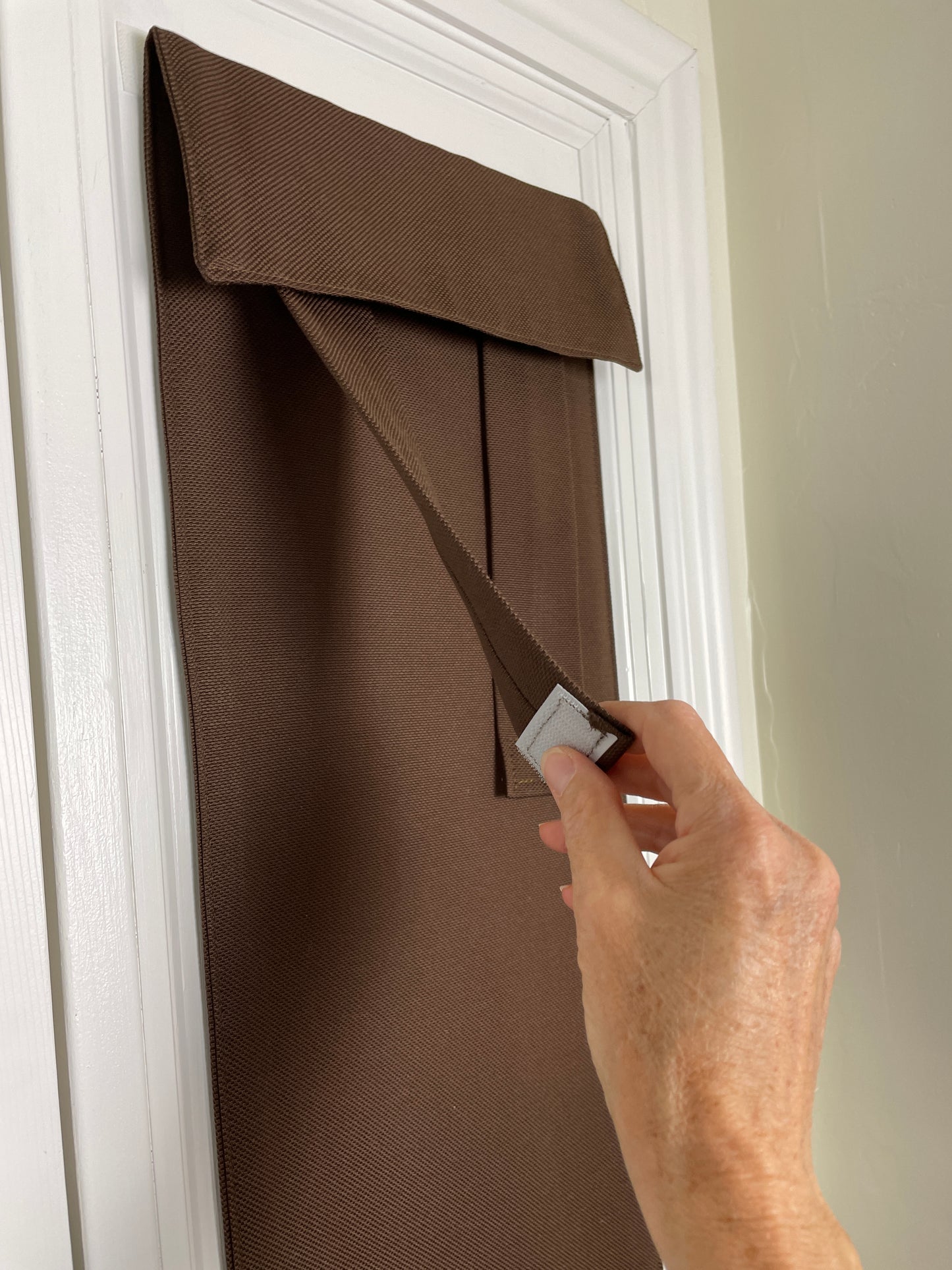Brown Chocolate Small Front Door or Sidelight Curtains Room Darkening 1 panel
