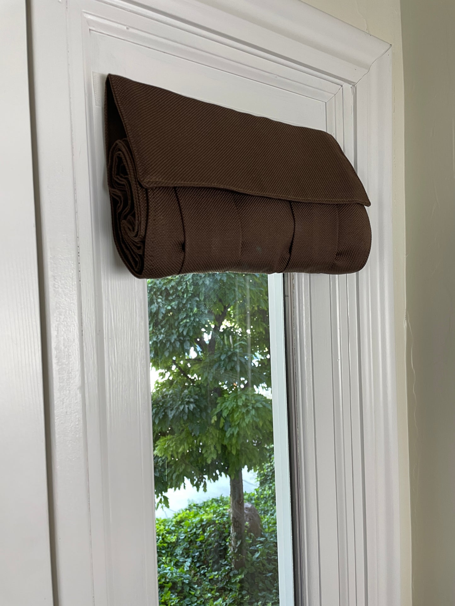 Brown Chocolate Small Front Door or Sidelight Curtains Room Darkening 1 panel