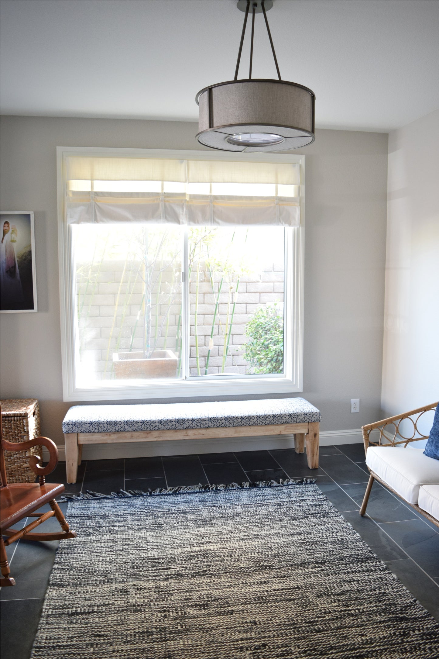 Off White Cascade Camalay® Curtain (double thickness) 1 panel