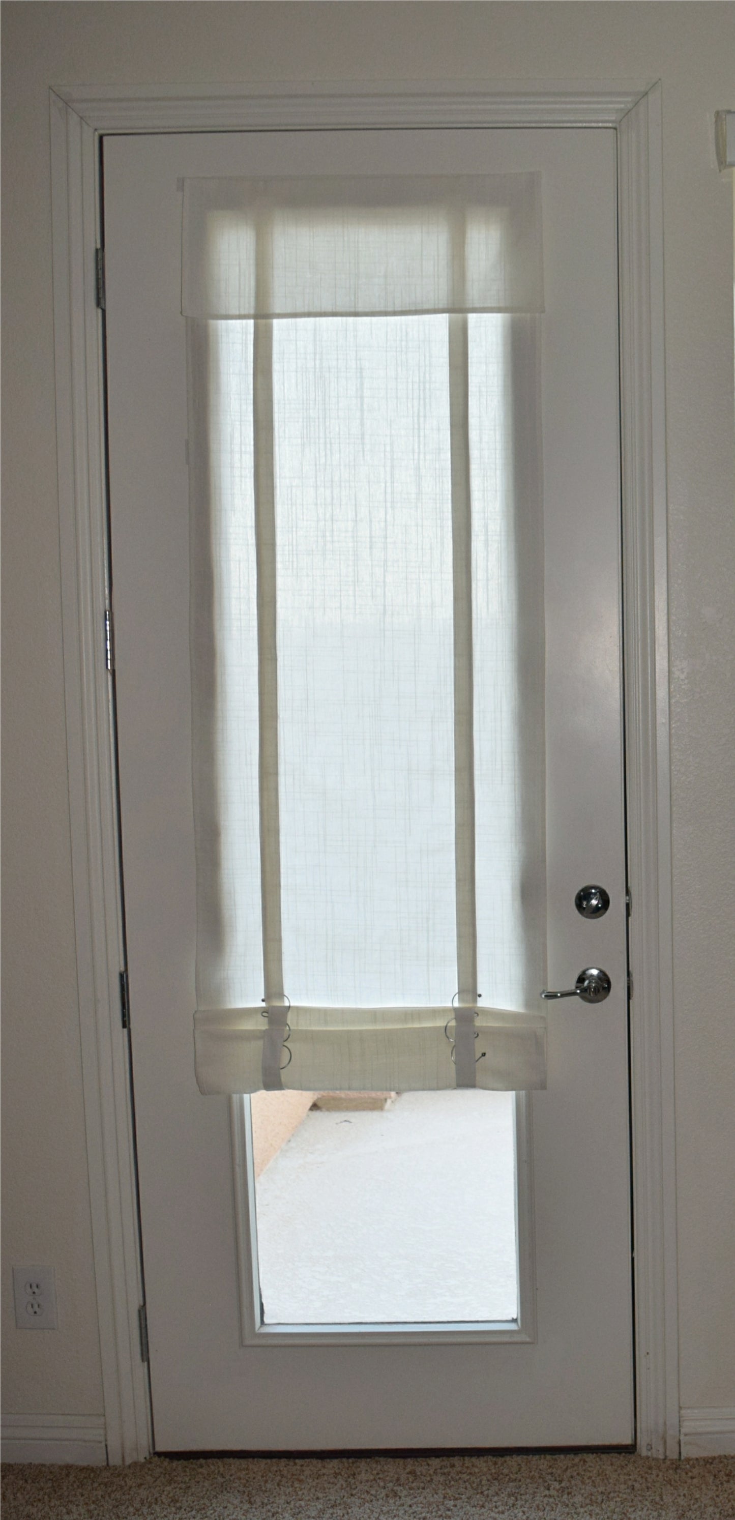 Off White Cascade Camalay® Curtain for Windows 1 panel single thickness