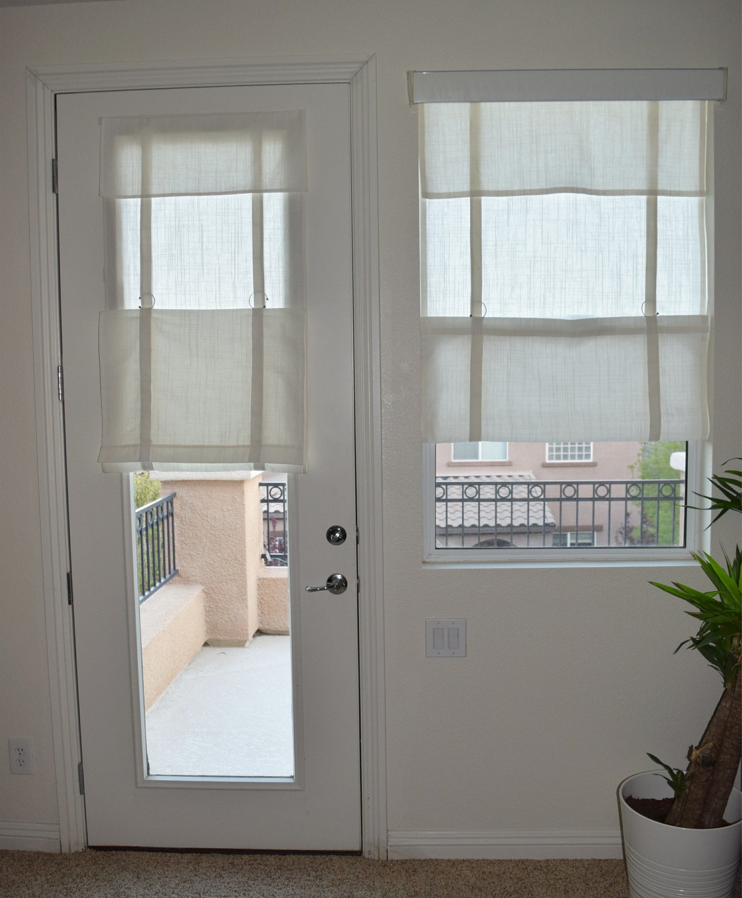 Off White Cascade Camalay® Curtain for Windows 1 panel single thickness
