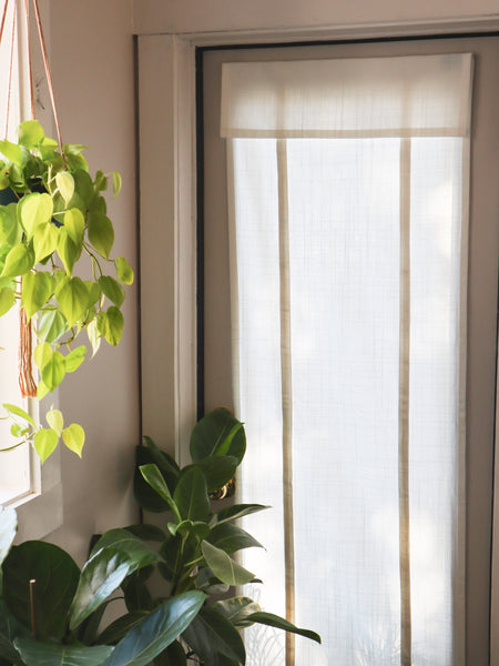 Off White Cascade Camalay® Curtain for Windows 1 panel single thickness