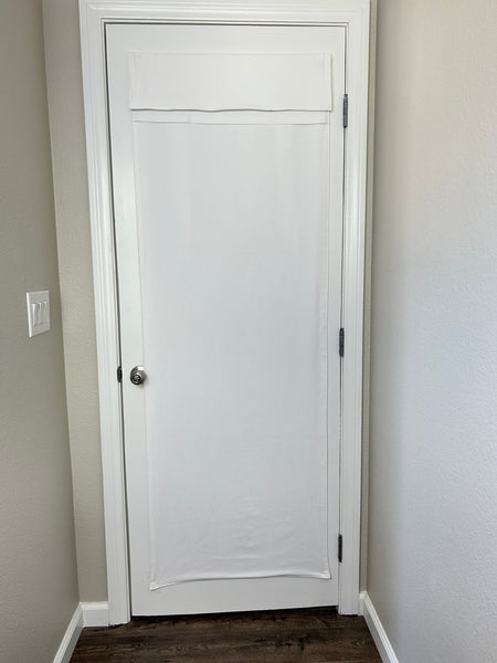 New White French Door Curtain 1 panel