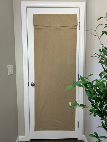 Tan Blackout French Door Curtain - 1 Panel