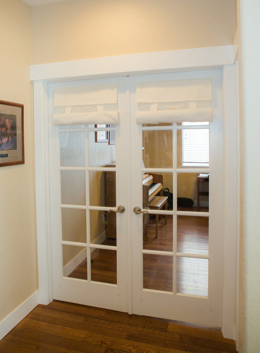 Off White Office French Door Curtain 1 Panel
