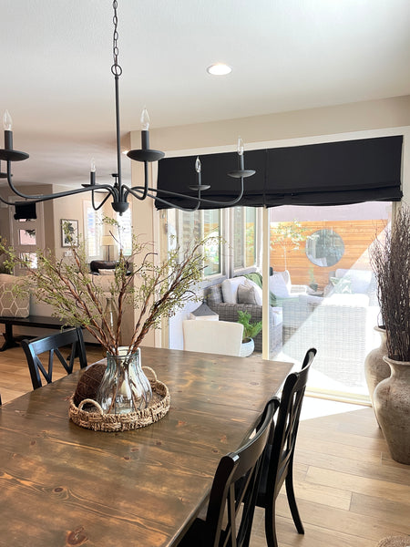 Black Sliding Glass Door Curtain Shade Price 1 panel