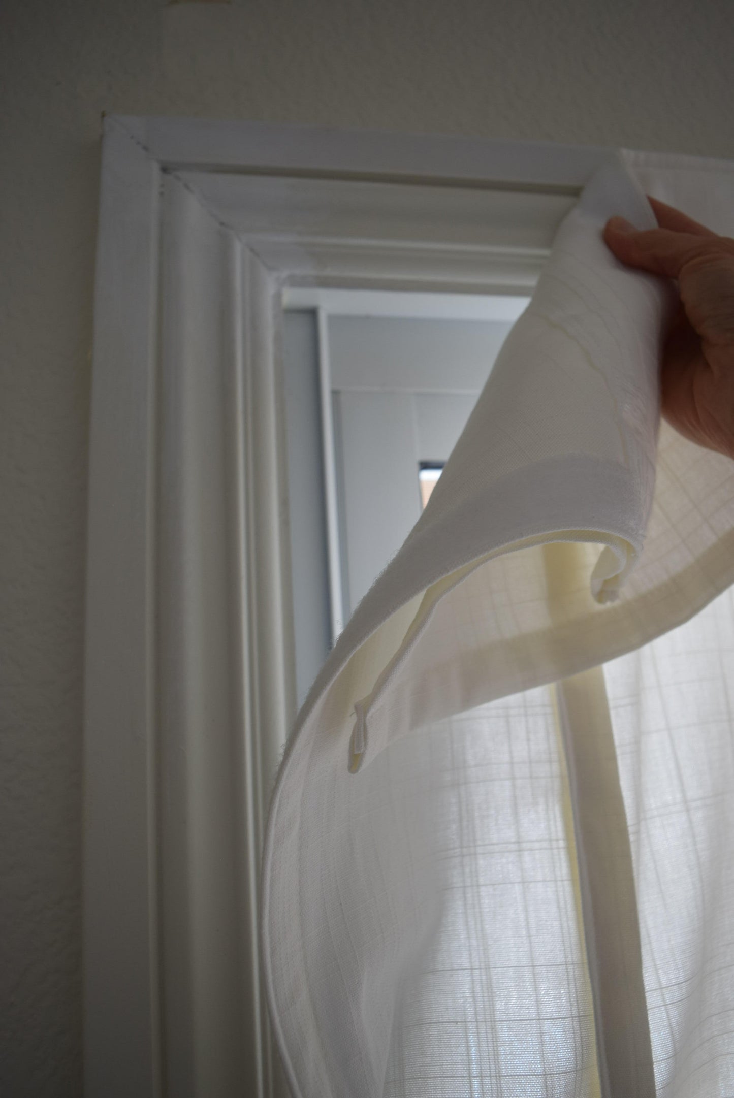 Off White Cascade Camalay® Curtain (double thickness) 1 panel