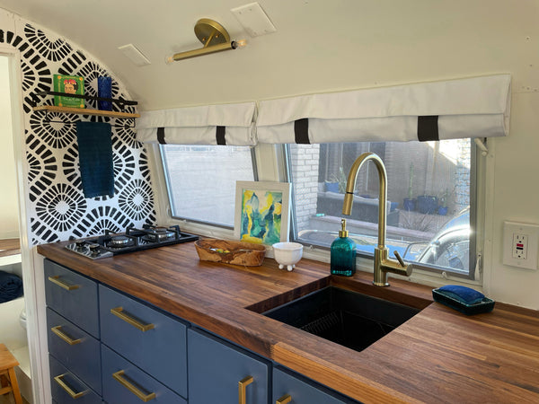 RV Airstream Camper Window Curtains (1 panel)