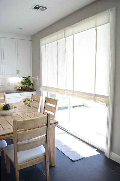 Off White Cascade Camalay® Curtain for Sliding Glass Doors 1 panel