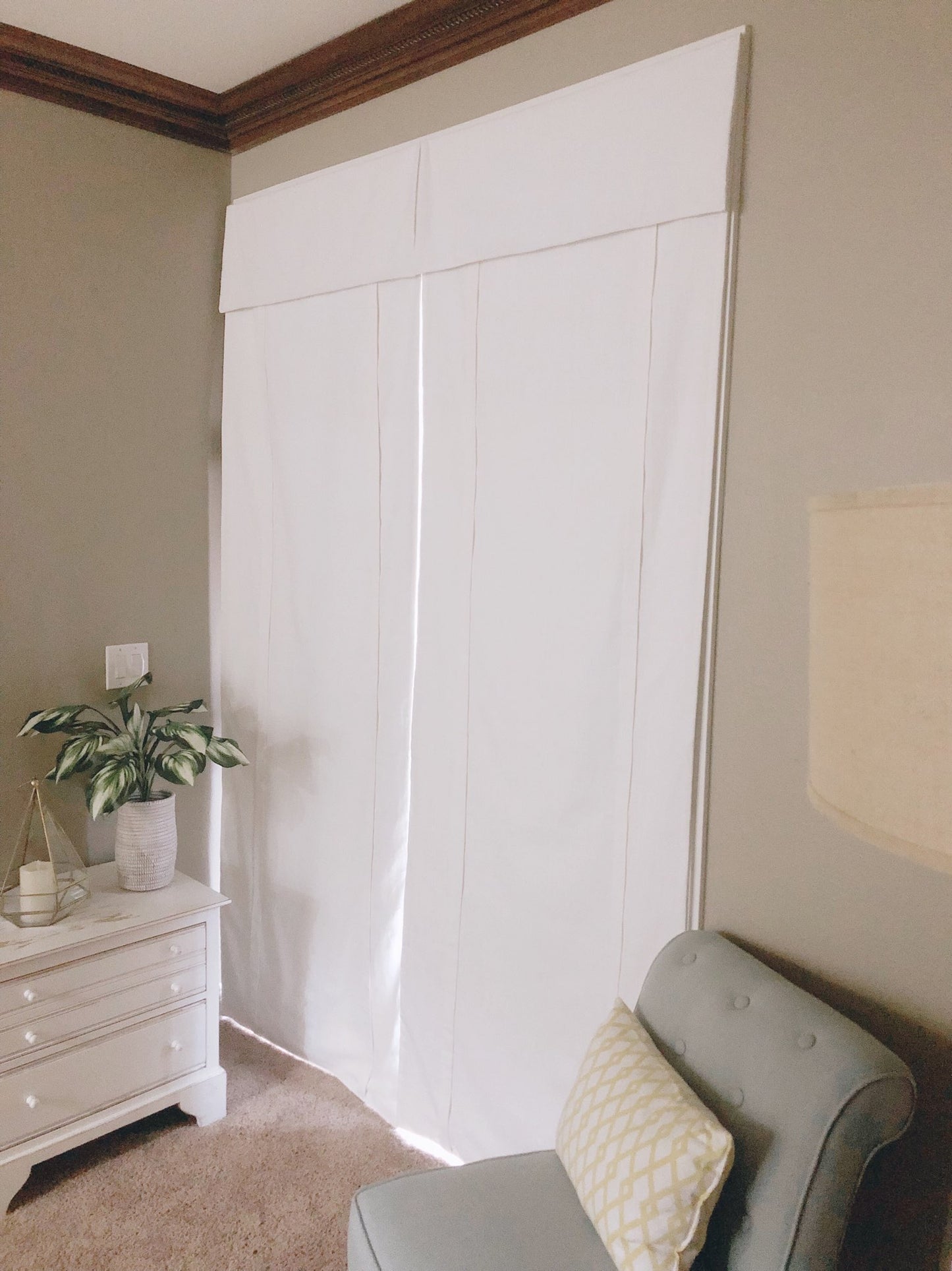 Off White Cascade Camalay® Curtain with Blackout for Sliding Glass Doors 1 panel