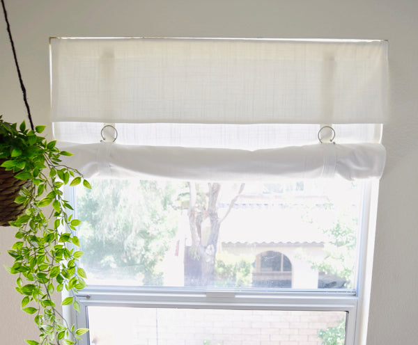 COTTAGE Camalay®Curtain n Shade for French Doors and Windows - Off-White color- price is for 1 panel - Dani Designs Co