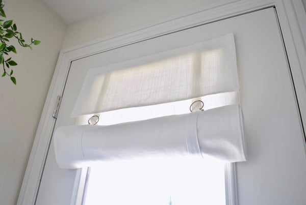 COTTAGE Camalay®Curtain n Shade for French Doors and Windows - Off-White color- price is for 1 panel - Dani Designs Co