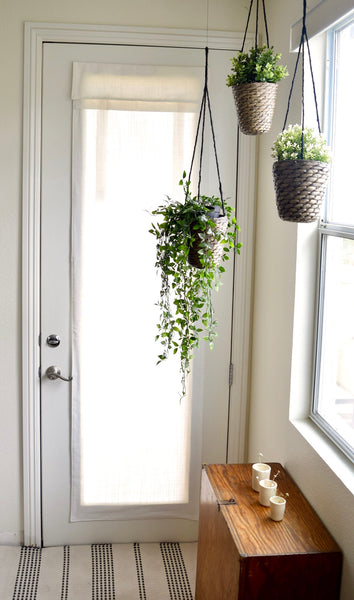 White French Door Curtain (Color is off white) - Dani Designs Co