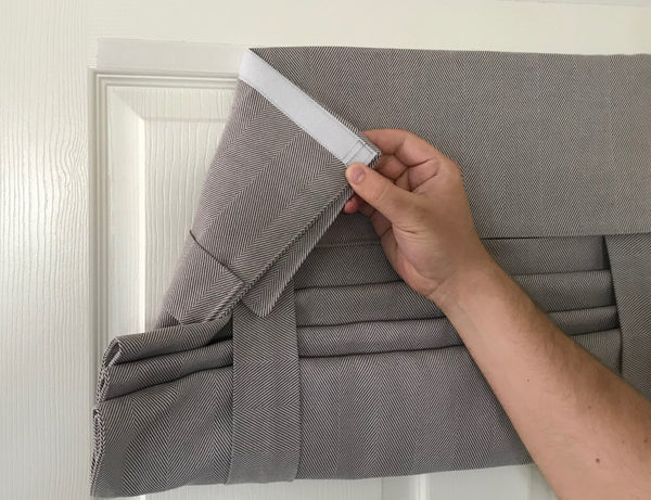 Light Gray French Door and Front Door Curtains Washable 1 panel