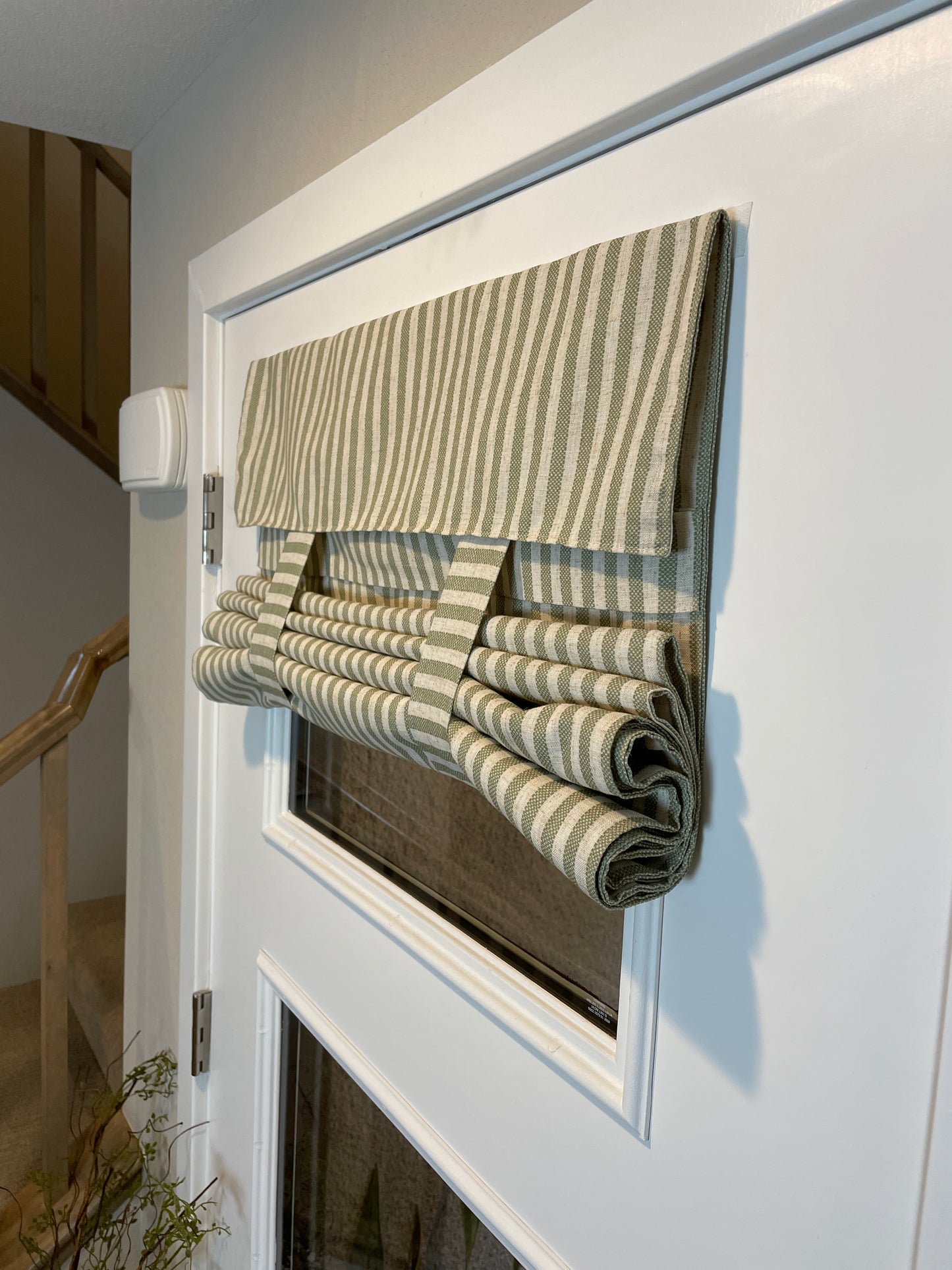 Sage Striped French Door Curtain - 1 Panel