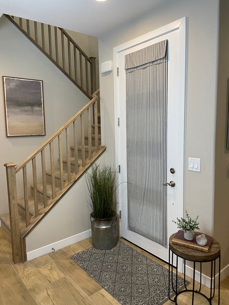 Stone Striped French Door Curtain - 1 Panel