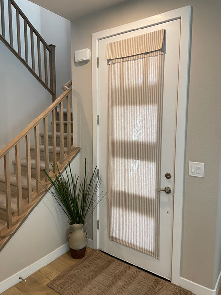 Nutmeg Striped French Door Curtain - 1 Panel
