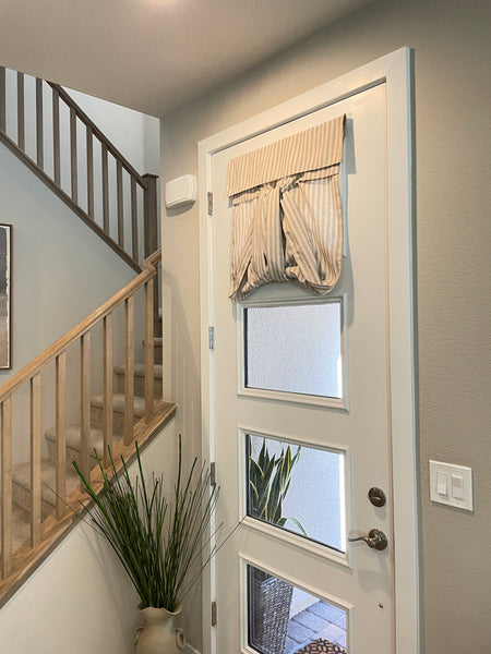 Nutmeg Striped French Door Curtain - 1 Panel