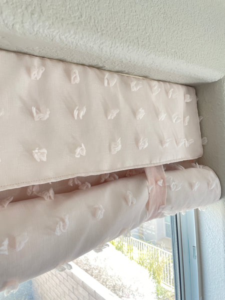Pink Tutu Pom Pom Blackout Washable Nursery Curtain 1 panel